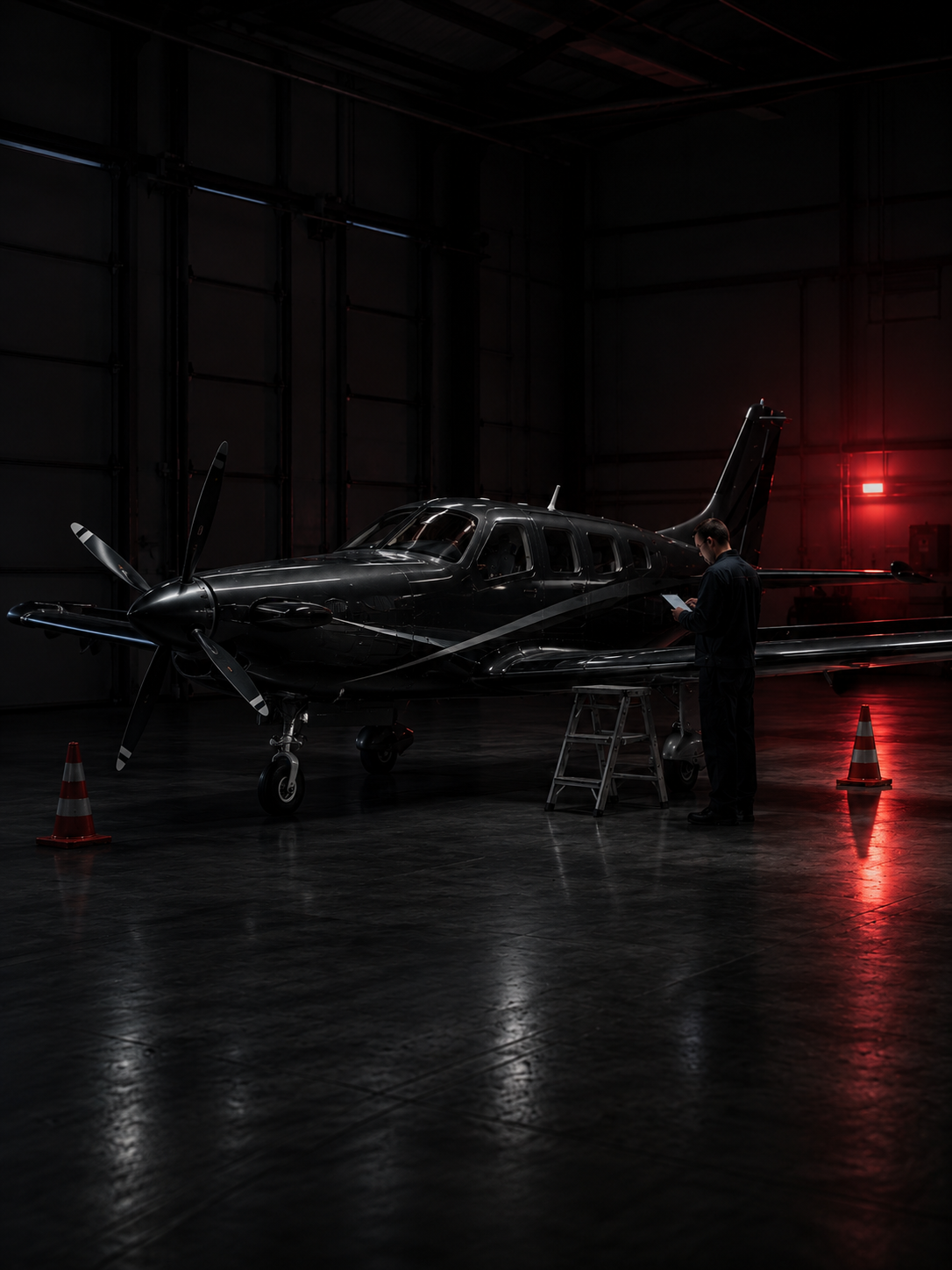 Aeronave em Manutenção